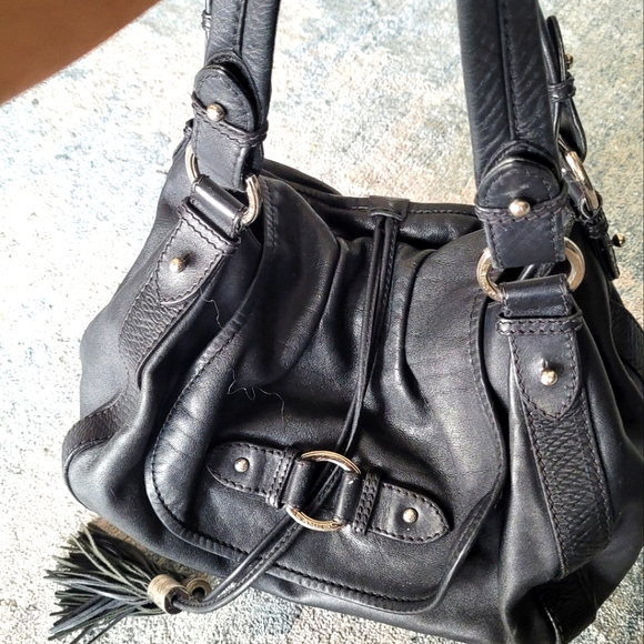 LANCEL PARIS Handbags - LANCEL Paris Black Leather Designer Purse